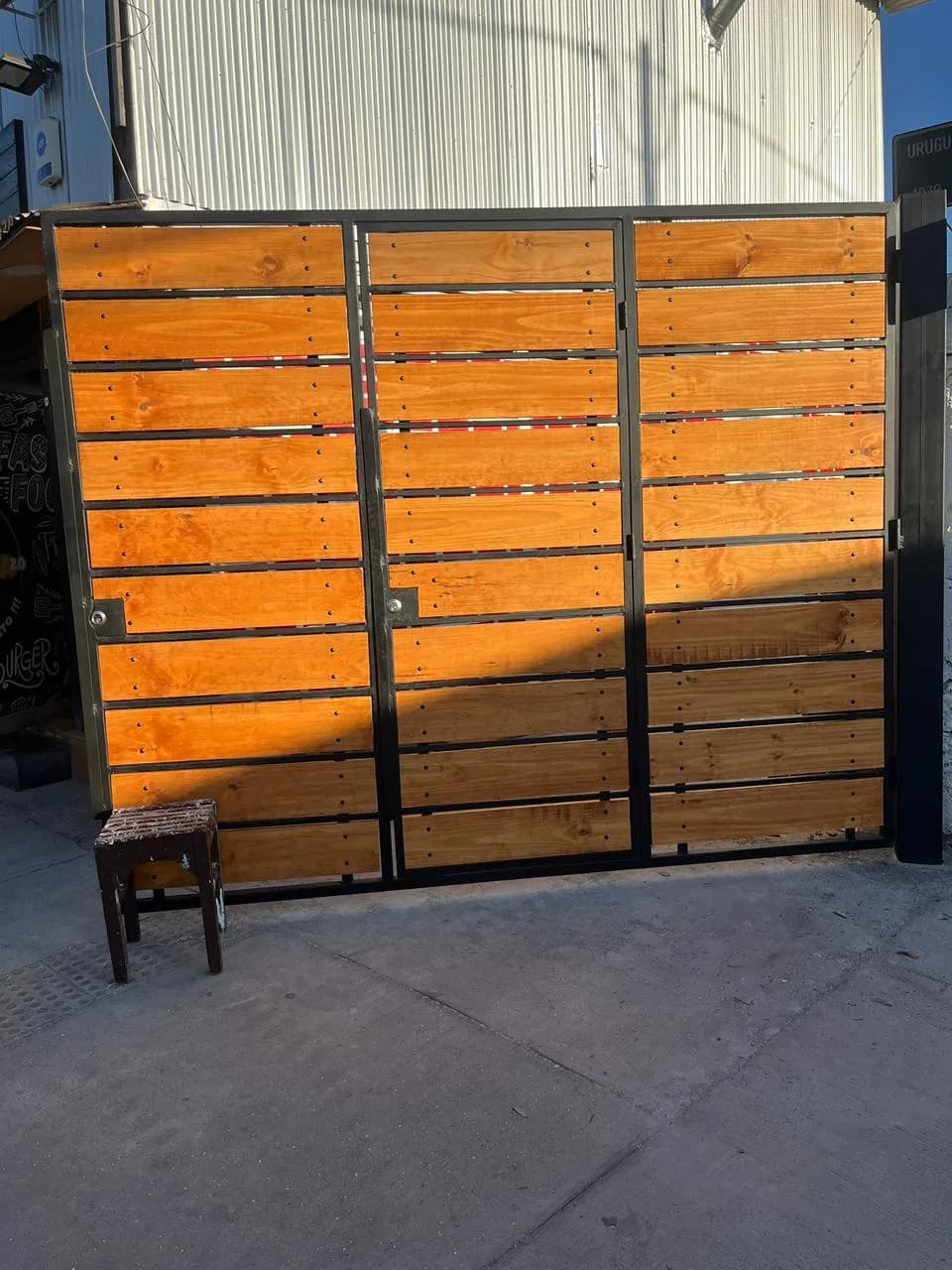 Portón corredizo instalado